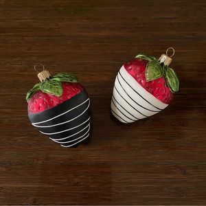 Strawberry Christmas Ornaments